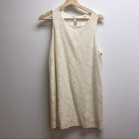 white lace tank dress